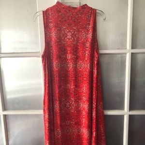 Large Pink Rose Dress